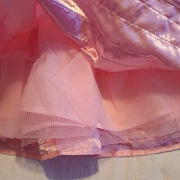 Gymboree girls size 2T pink & white shimmery party dress, EUC - Picture 3 of 5